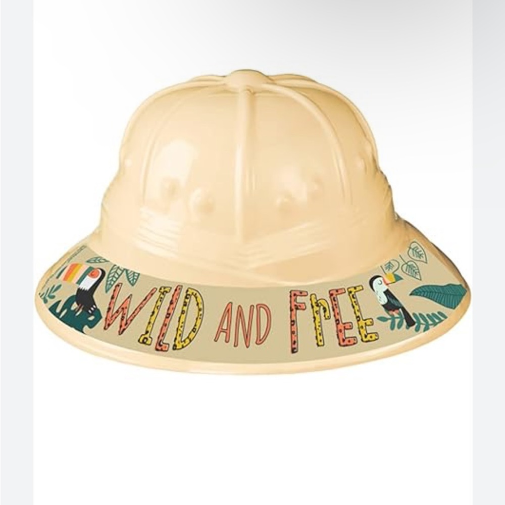Get Wild Birthday Vac Form Safari Hat 8 pieces